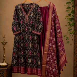 Ikkat Dress Set